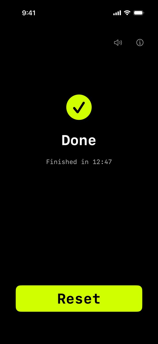 Done. Finished in 12:47.